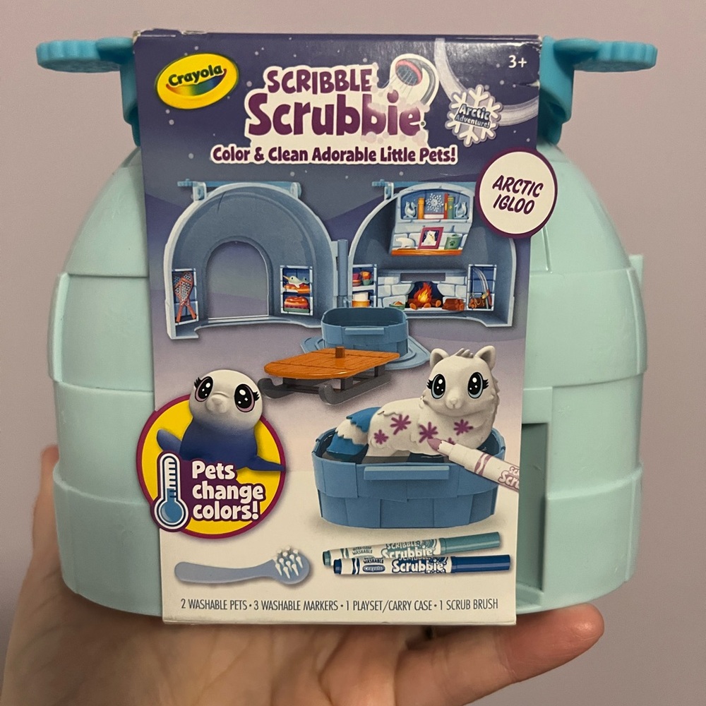 Crayola Scribble Scrubbie Arctic Igloo Set - Light Blue
